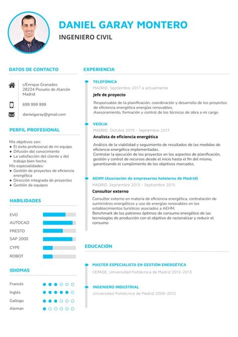 Currículum para ingeniero guía ejemplos y 4 plantillas