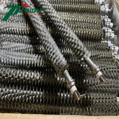 I U W Type Stainless Steel Heating Elements Finned Tubular Air Heater