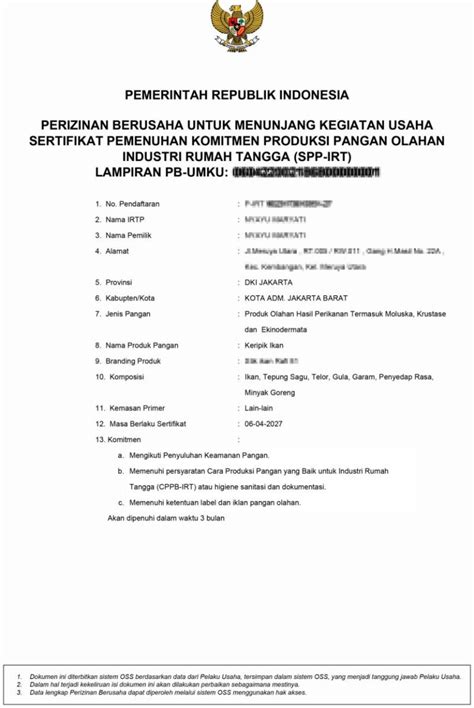 Cara Mengurus Izin Bpom Makanan Contoh Surat Resmi