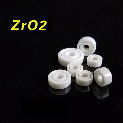 1Pc Miniature All Ceramic ZrO2 Bearing Type 603 604 605 606 607 608 609