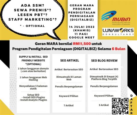 TAKLIMAT ONLINE MUBIN GERAN PENDIGITALAN PERNIAGAAN DIGITALBIZ