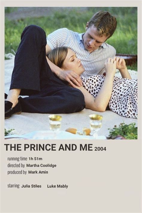 The Prince And Me Polaroid Movie Poster Romcom Movies Romantic