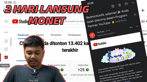 Syarat Monetisasi Youtube Terbau Lakukan Hal Ini Dijamin Lolos