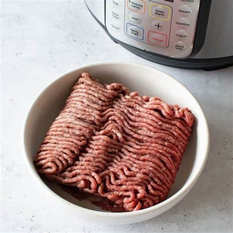 Instant Pot Ground Beef (Fresh or Frozen!) - Hint of Healthy