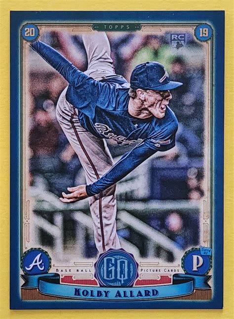 Kolby Allard Topps Gypsy Queen Indigo Rookie Year Atlanta