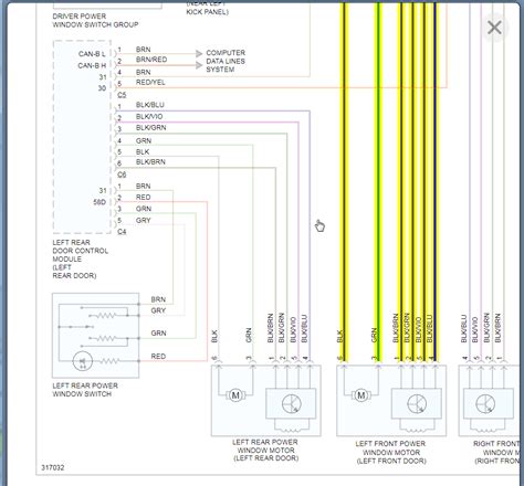 Power Mirror Wiring Diagram