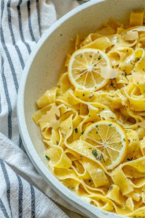 Creamy Lemon Garlic Pasta Sweet Cs Designs