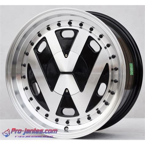 Pack Jantes Volkswagen Old Noir Polish 17 Pouces 5x100 Boutique