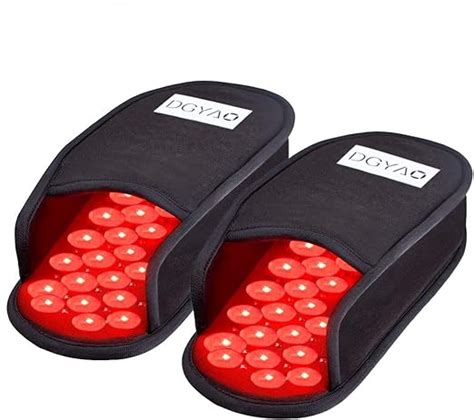 Dgxinjun Red And Infrared Light Therapy Devices Led Pad Foot Pain Relief Slipper For