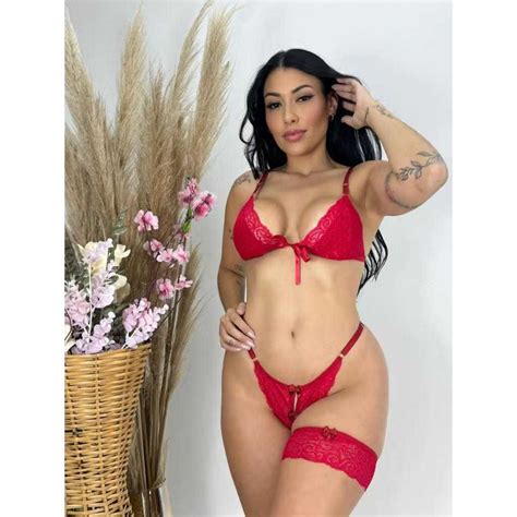 Conjunto apressadinha espera marido perneira lingerie feminina calcinha sutiã e perneira