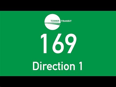 Tower Transit Trunk Bus Route 169 Direction 1 Hyperlapse YouTube