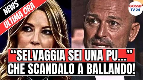 SCANDALO A BALLANDO CON LE STELLE SELVAGGIA LUCARELLI ATTACCA