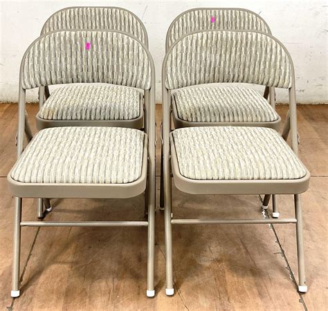 Lot Pc Samsonite Folding Chairs