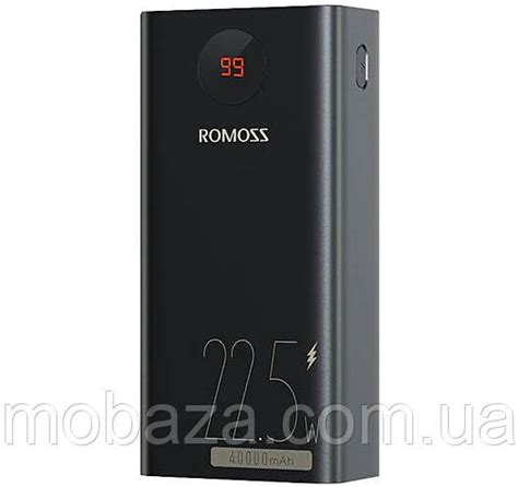 Повербанк Romoss 400000mAh 22,5WPEA40PF (PEA40-152-2133H)Bl (ID ...