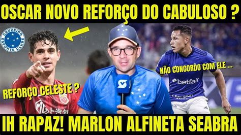 OSCAR NOVO REFORÇO MARLON ALFINETA SEABRA VENÃNCIO CONFIRMOU ULTIMAS