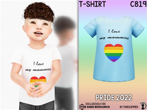 The Sims Resource PRIDE 2022 T Shirt C819