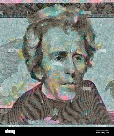 Portrait Andrew Jackson 1767 1845us Political And Military Leader