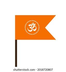 Saffron Hindu Flag Hinduism Symbol Om 库存矢量图（免版税）2018720807 | Shutterstock