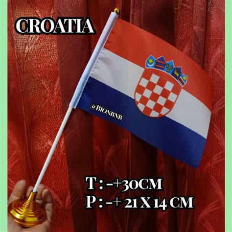 Jual Bendera Kroasia Bendera Meja Kroasia Bendera Tangan Kroasia Import