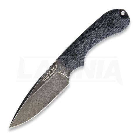 Bradford Knives Guardian 3 3d Black Micarta Nimbus Finish Lamnia