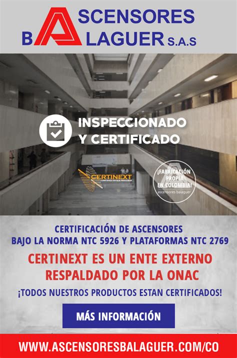 Trabajamos Con Certinext Como Empresa Certificadora De Ascensores