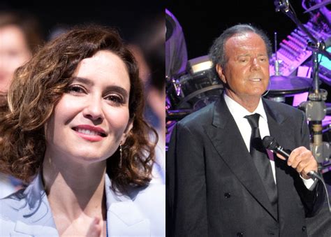 La Cari Osa Felicitaci N De Ayuso A Julio Iglesias Por Su Cumplea Os