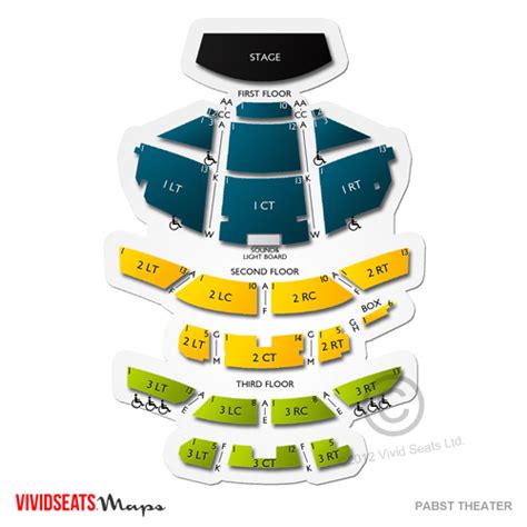 Pabst Theater Seating Chart Vivid Seats