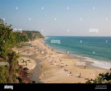 Varkala beach, Kerala, South India Stock Photo - Alamy