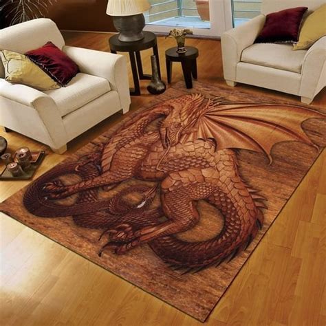 DRAGON 10 Area Rug Decorative Rug Carpet Etsy