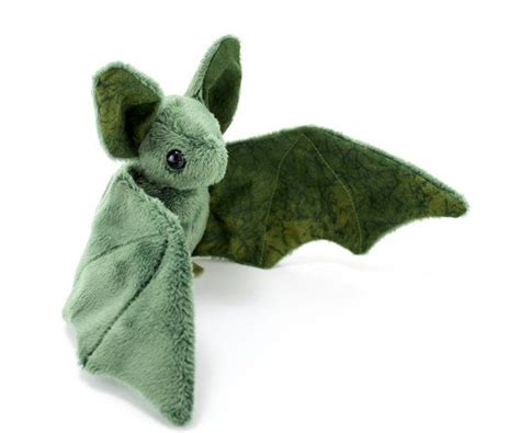 Nature Green Bat Stuffed Animal Plushie Plush Toy