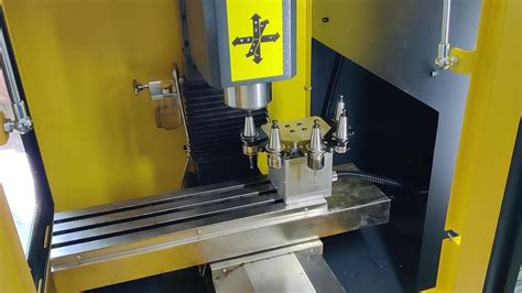 Toolposts Auto Tool Changer Installed On Mx Mini Cnc Milling