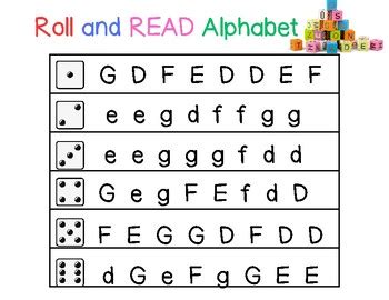 Roll and Read The Alphabet by Alecia Murray | TPT