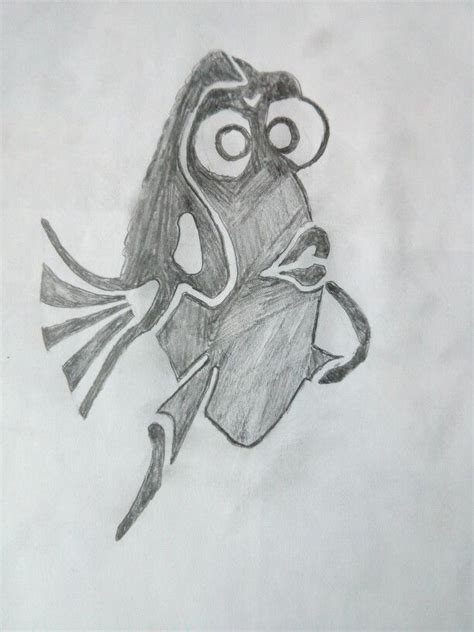 Sketch of Dory from Finding Nemo by Zach Hoeft | Sketches, Sketch ...