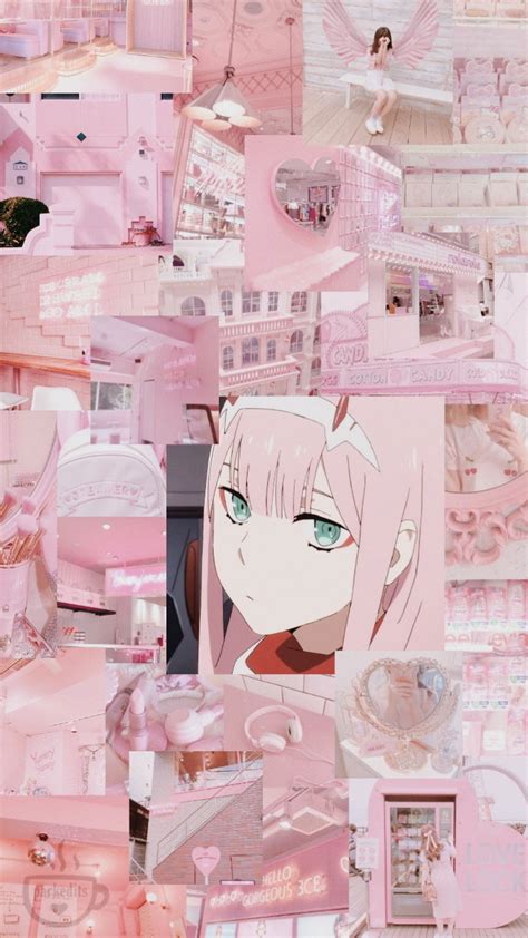 Zero Two Wallpaper Collage Anime Wallpaper Hd