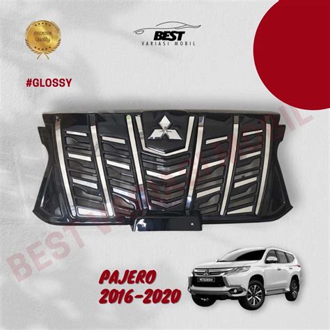 Jual Grill Depan All New Pajero Sport Model Alphard High Quality Abs