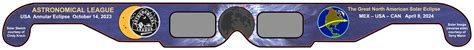 2024 Solar Eclipse Glasses - Astronomical League