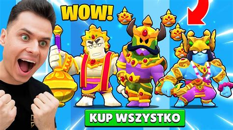 Kupi Em Wszystkie Nowe Z Ote Skiny Wielki Test Brawl Stars Youtube