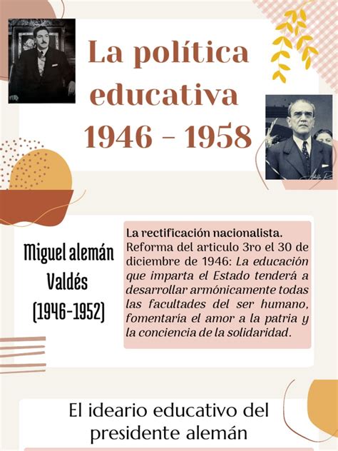 La Política Educativa 1946 1958 Pdf México Enseñando