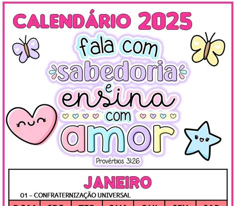 ISRAELA KOTONA: Calendário 2025 Versículos rosa