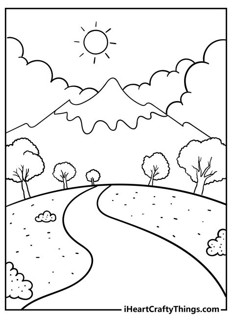 Nature Coloring Pages Coloring Pages Nature Coloring Pages Free