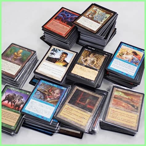 【やや傷や汚れあり】★mtgマジックザギャザリング トレーディングカード 900枚以上 大量セット一部スリーブ付きカードゲームトレカ