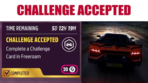 Forza Horizon Complete A Challenge Card In Freeroam Challenge