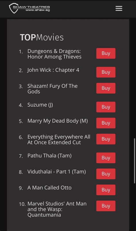 Movies Singapore on Twitter: "Shaw Theatres Singapore 🇸🇬, Cinema Chain ...