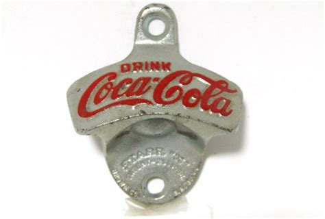 Vintage Starr X Coca Cola Wall Mount Bottle Opener Stationary West