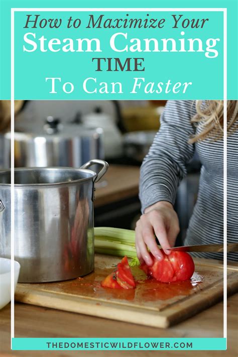 How To Maximize Your Steam Canning Time To Can Faster Canning Recipes