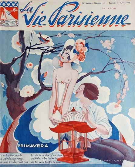 La Vie Parisienne 1933 Primavera Sex Appeal Mad Men Art Vintage Ad