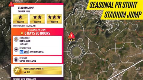 Forza Horizon Danger Sign Stadium Jump S Class Anything