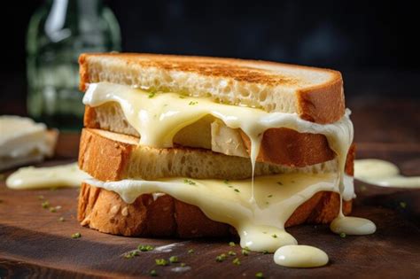 Premium AI Image | Sandwich with butter and cheese