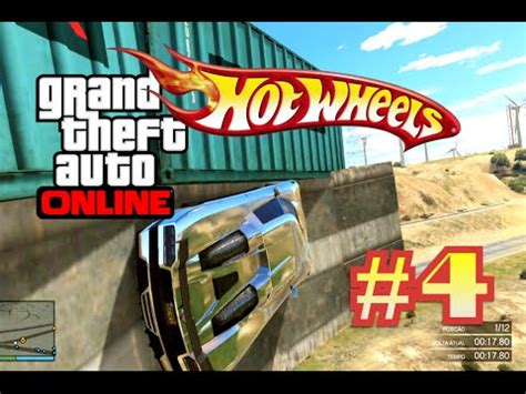 GTA V Online Corrida Da Hot Wheels 4 Rampa GIGANTE YouTube