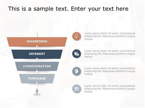 Funnel Analysis Diagram 12 PowerPoint Template